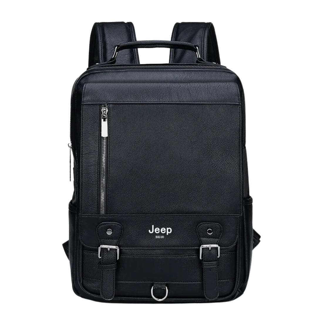 Mochila Executiva Jeep em Couro